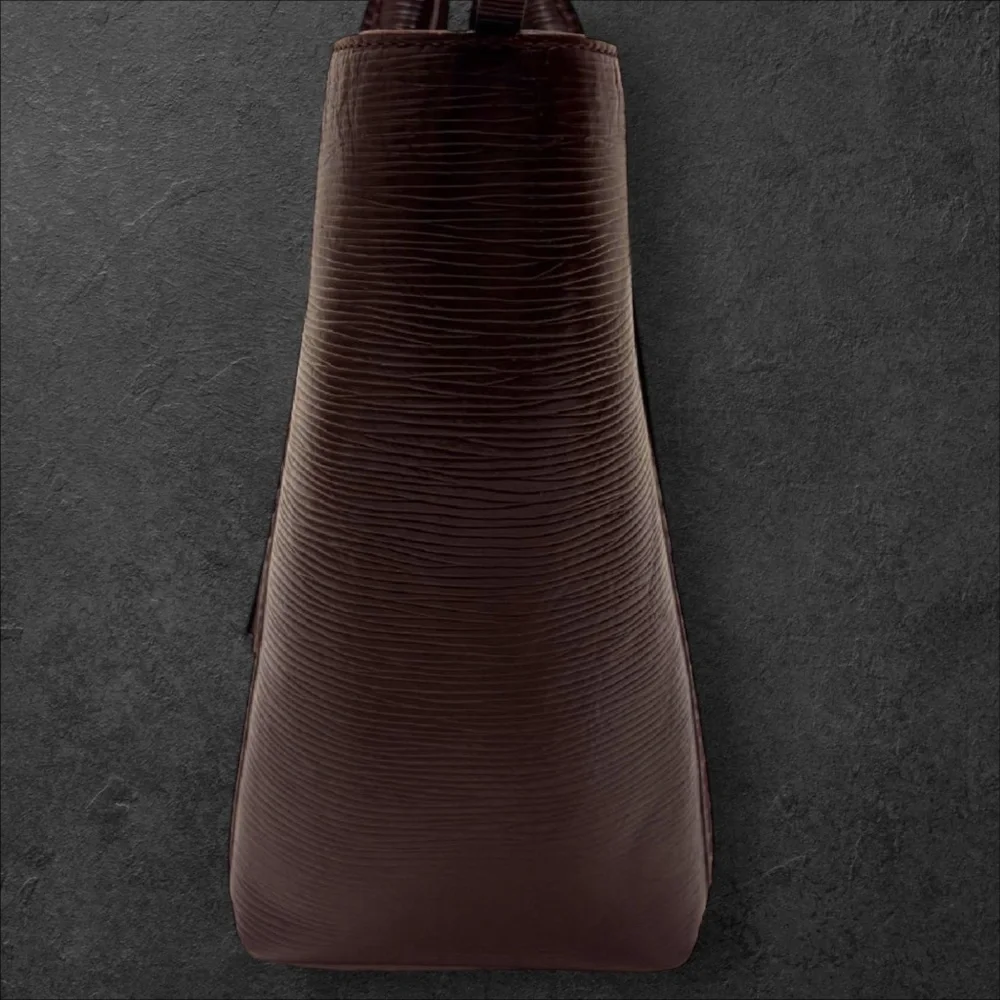 Henri Bendel West 57th Large Satchel in Eggplant Epi Leather - Picture 9 of 17